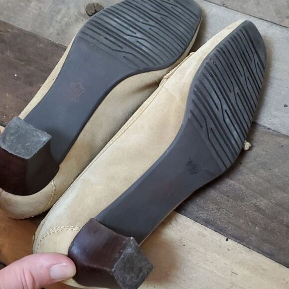 Talbots brown heels loafers 7 - Picture 6 of 6